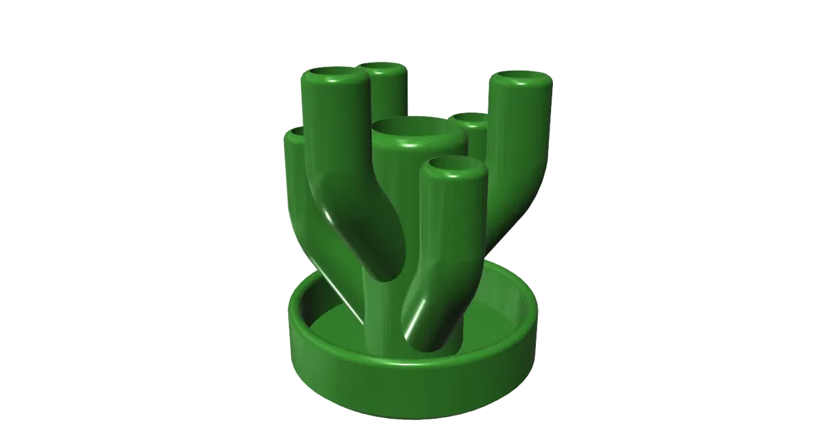 Giá đỡ bút chì hình xương rồng dễ in không cần hỗ trợ - Image 7