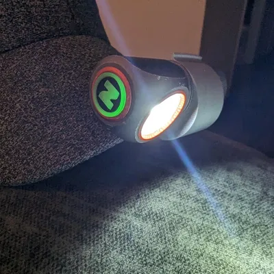 Kẹp đèn pin đơn giản cho mũ Nebo Einstein 600