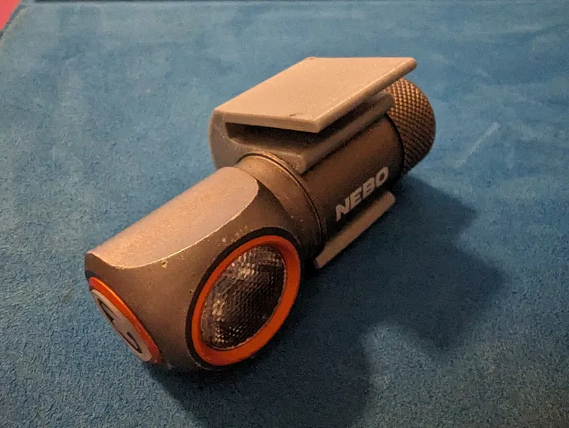 Kẹp đèn pin đơn giản cho mũ Nebo Einstein 600 - Image 2