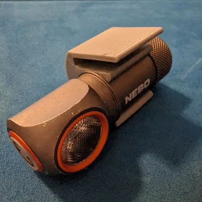 Kẹp đèn pin đơn giản cho mũ Nebo Einstein 600