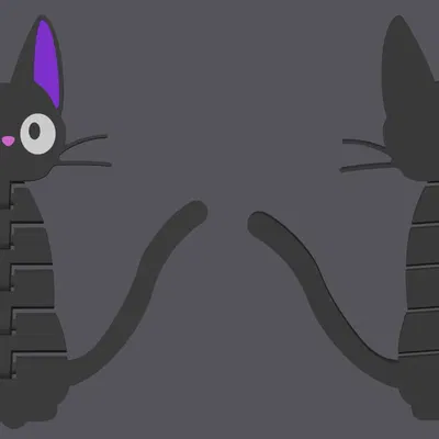 Mô hình mèo linh hoạt Jiji từ dịch vụ giao hàng Kiki