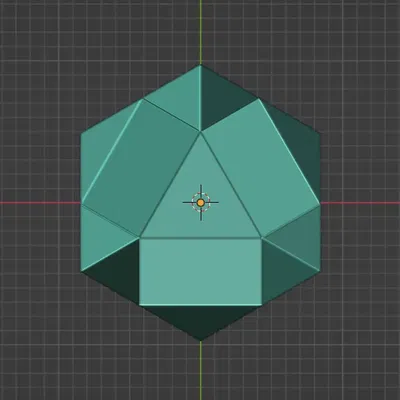 Khối hình tam giác được đùn 3D cho dự án học tập