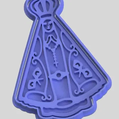 Cắt bánh quy Nossa Senhora Aparecida