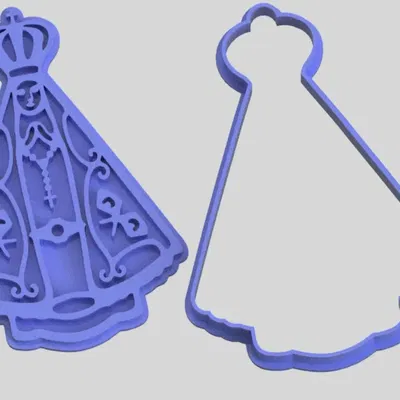 Cắt bánh quy Nossa Senhora Aparecida