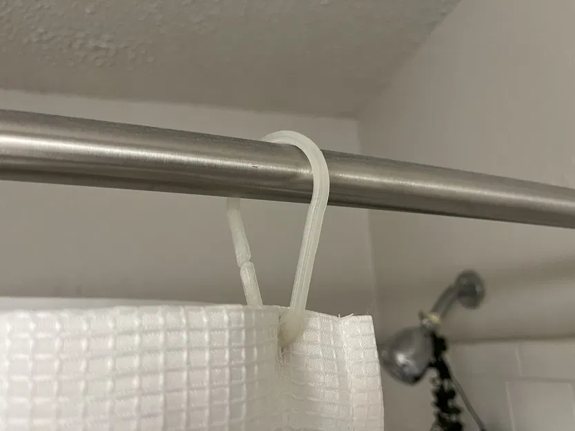 Móc treo rèm tắm cho thanh có đường kính lên tới 40mm - Image 1