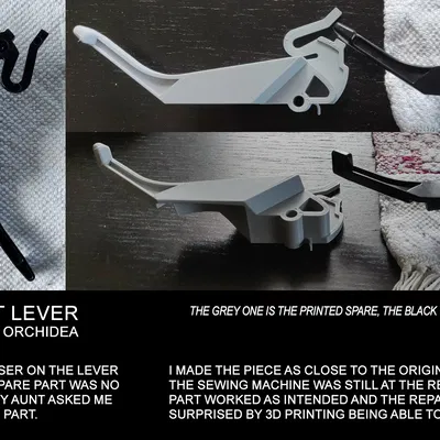 Cần gạt chân vịt cho máy may Husqvarna 1250 Orchidea