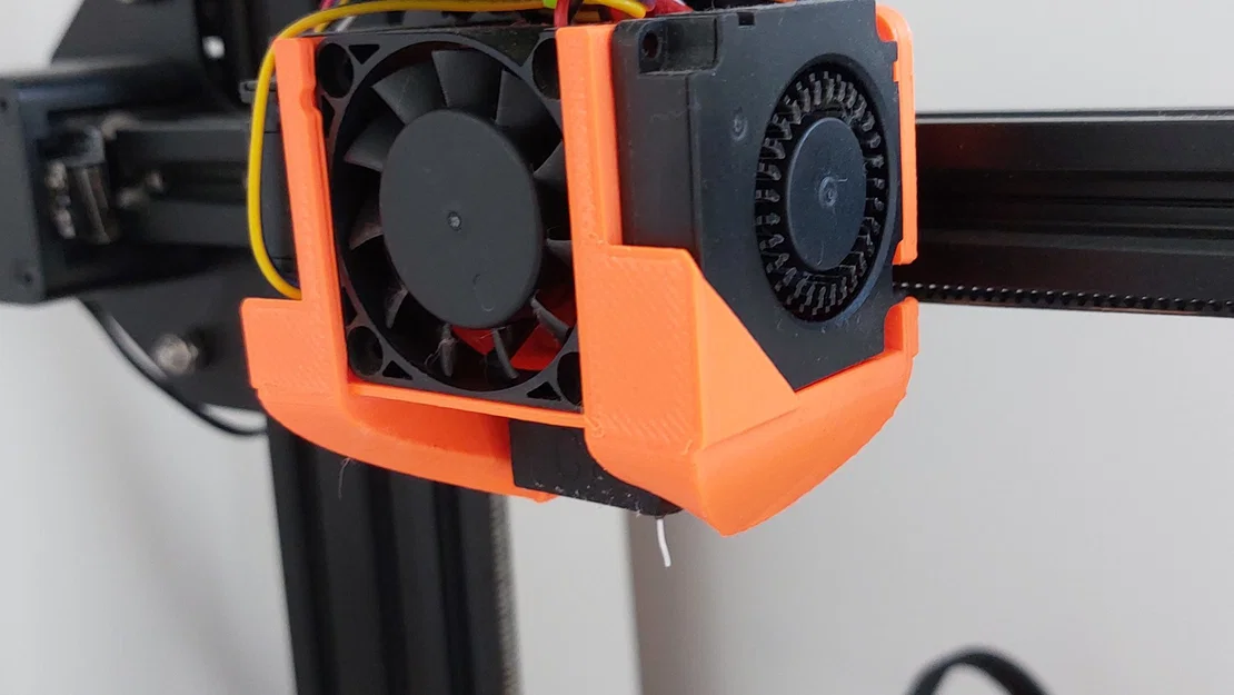 Bọc quạt tối giản không vít cho máy in Ender 3 - Image 2