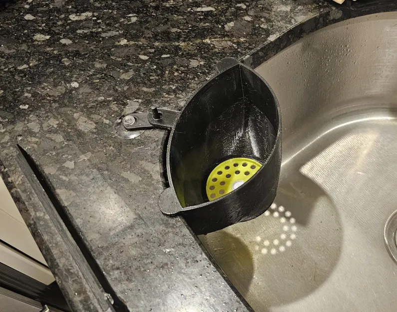 Giỏ rác cho bồn rửa với chức năng làm sạch - Image 1