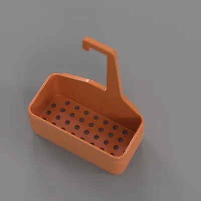 Giỏ đựng đồ dùng tắm treo dưới thanh vòi sen