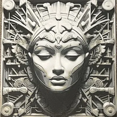 Mô hình Pandora từ thần thoại Hy Lạp với Hueforge