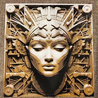 Mô hình Pandora từ thần thoại Hy Lạp với Hueforge