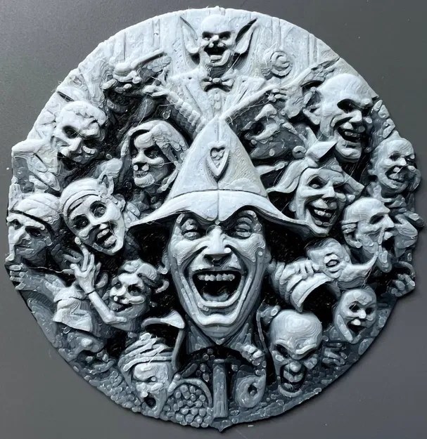 Mô hình filamen hình đồng xu với chi tiết tinh xảo - Image 1