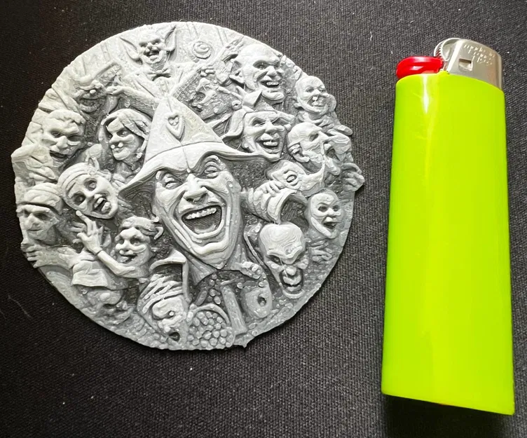 Mô hình filamen hình đồng xu với chi tiết tinh xảo - Image 2