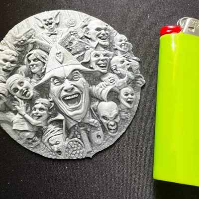 Mô hình filamen hình đồng xu với chi tiết tinh xảo