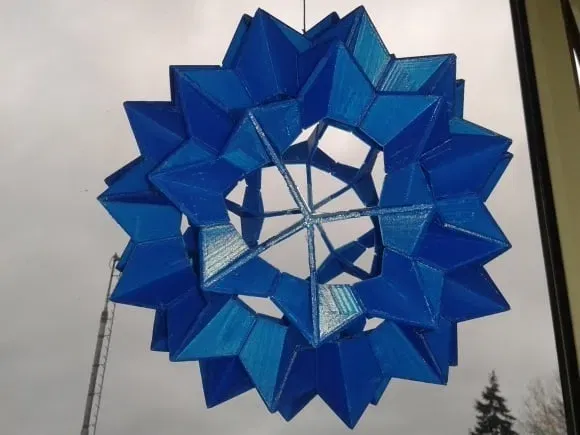 Polyhedron origami mô-đun Electra60 in 3D - Image 5