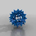 Polyhedron origami mô-đun Electra60 in 3D - Thumbnail 8