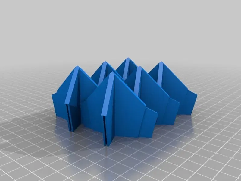 Polyhedron origami mô-đun Electra60 in 3D - Image 11