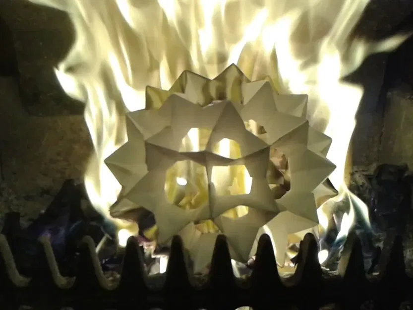 Polyhedron origami mô-đun Electra60 in 3D - Image 15