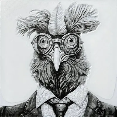 Gà trống quý ông Sir Reginald trong thế giới động vật kỳ lạ