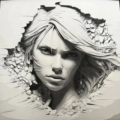 Chân dung Nina sống động qua nghệ thuật in filament