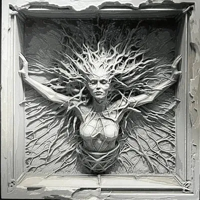 Chân dung nghệ thuật sống động trong khung tranh