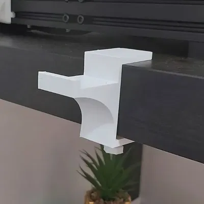 Giá đỡ tai nghe gắn vít cho bàn Ikea Lack