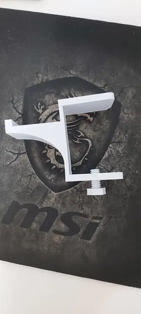 Giá đỡ tai nghe gắn vít cho bàn Ikea Lack - Image 4