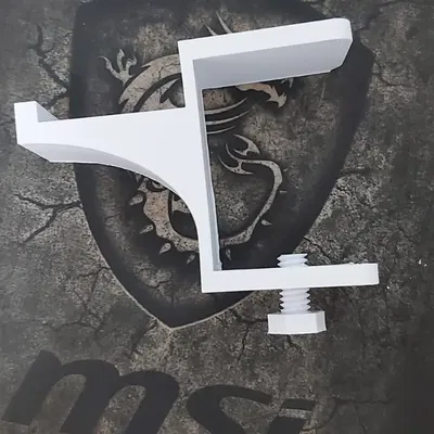 Giá đỡ tai nghe gắn vít cho bàn Ikea Lack