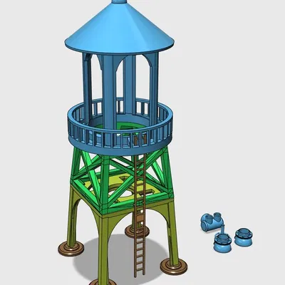 Tháp nước tự chế cho việc tưới cây