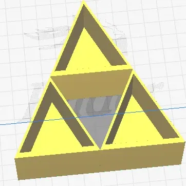 Hộp đựng đồ dùng văn phòng hình Triforce Zelda