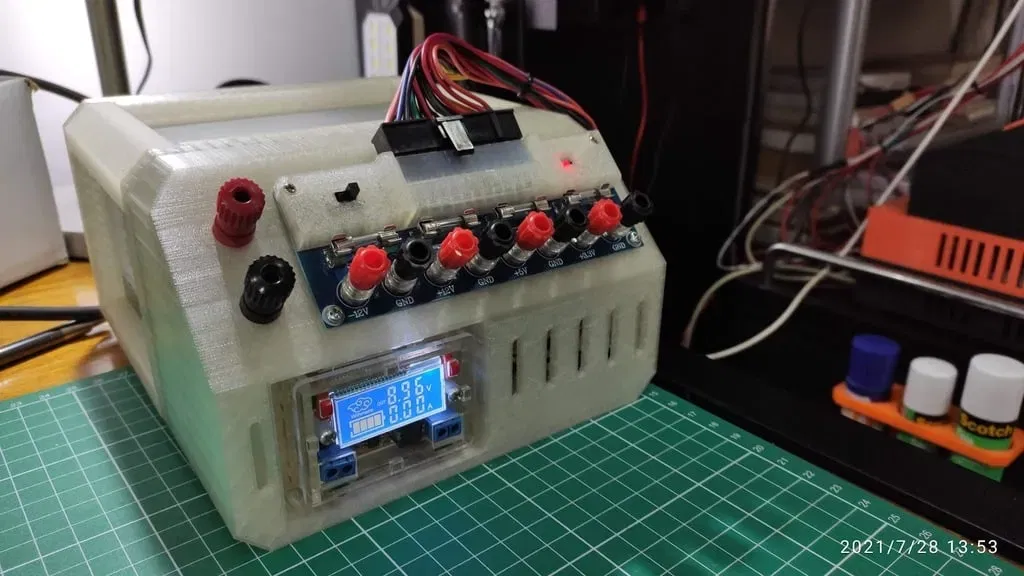 Mặt trước sử dụng XH-M229 và module tăng/giảm cho nguồn ATX - Image 1