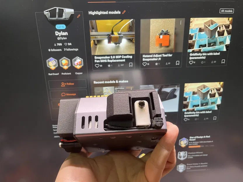 Quạt làm mát thay thế 5015 cho Snapmaker 2.0 3DP - Image 2