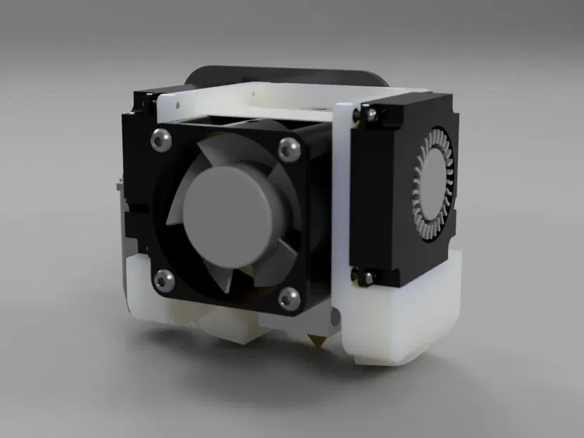 Bộ quạt và nắp đầu đốt mini Satsana Dual 4010 cho Ender 3 v2 - Image 1