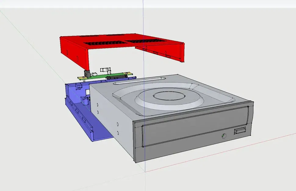Vỏ ổ đĩa DVD 2 mảnh sử dụng bo mạch Hitachi Simpledrive - Image 15