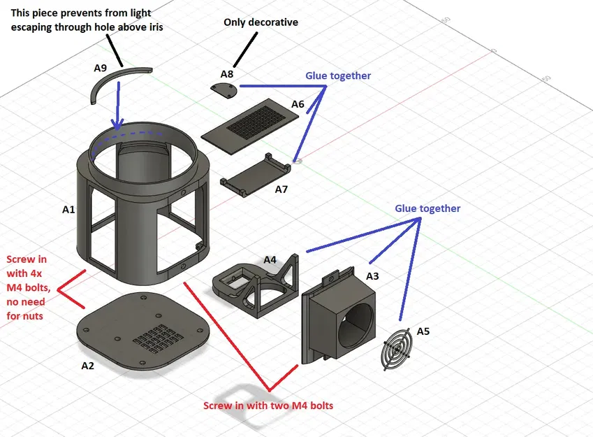 Đèn followspot chức năng Robert Juliat Cricket - Image 9
