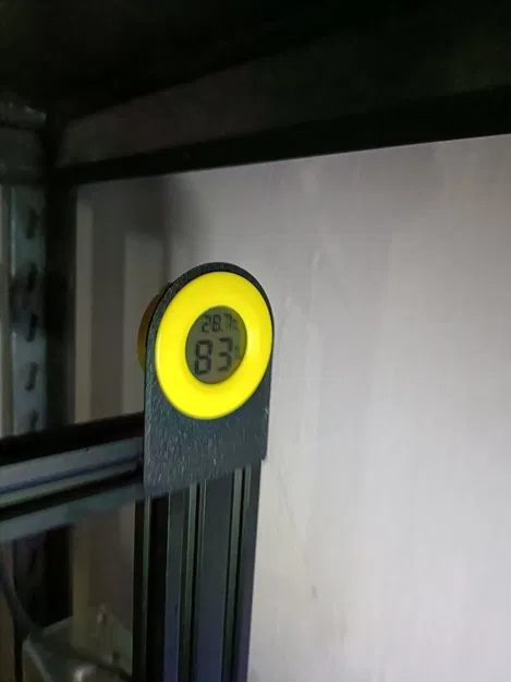 Đồng hồ đo độ ẩm hình tròn lắp ráp trên thanh nhôm 2020 - Image 2