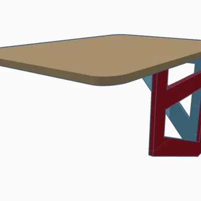 Bàn gập INIMI treo tường cho không gian nhỏ gọn