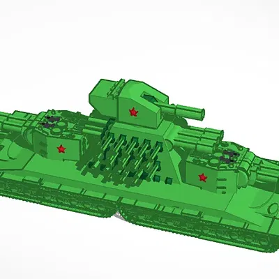 Xe tăng KV-46 mô phỏng chi tiết và sống động