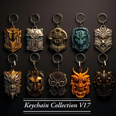 Bộ sưu tập móc khóa V17 với 20 kiểu dáng khác nhau