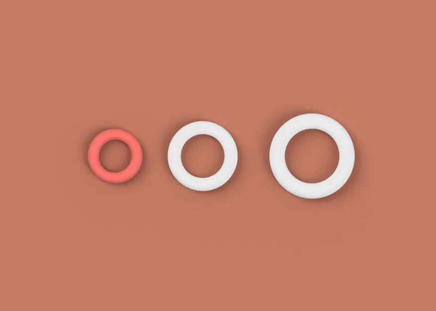 Vòng O cứng 15/20/25mm cho đồ dùng ngoài trời và may vá - Image 1