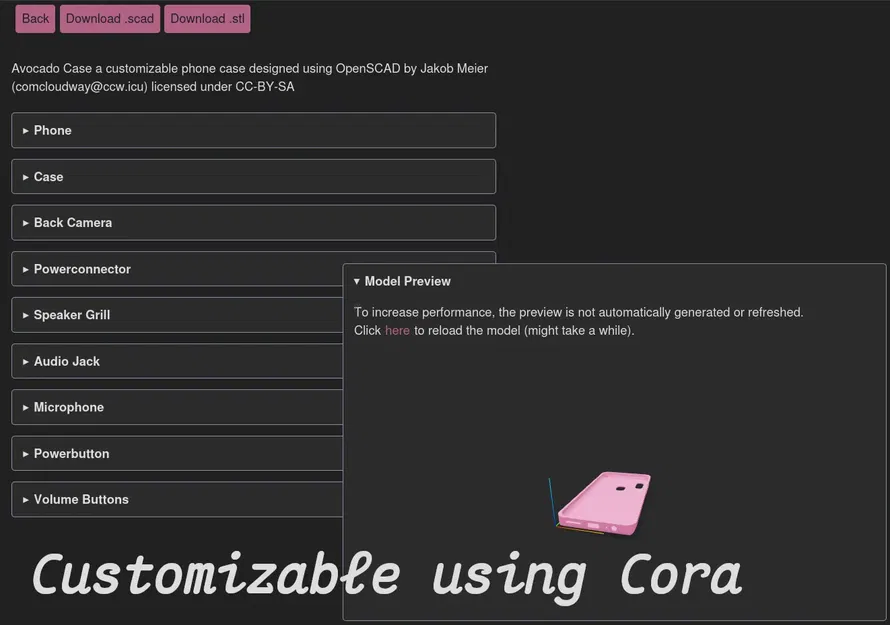 Ốp điện thoại hình quả bơ cho GS290/Volla Phone - Image 5