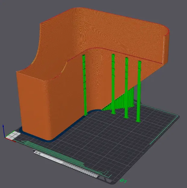 Bamboo Poop Chute Được Chỉnh Sửa cho Máy In 3D - Image 7