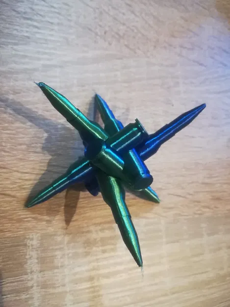 Câu đố nút trượt hình trụ với 6 khối kết hợp - Image 3