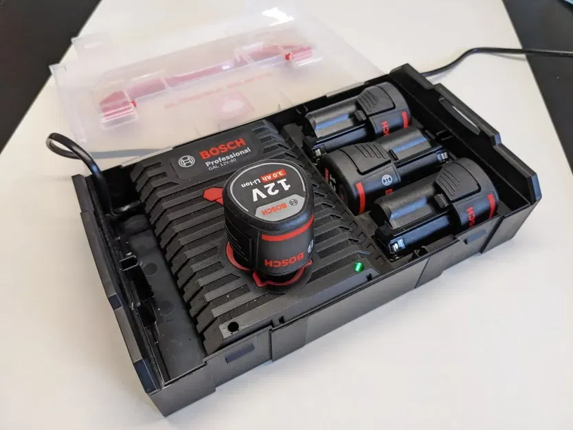 Vỏ bảo vệ cho Bosch GAL 12v-40 và 3 pin GBA 12V 3.0Ah - Image 2