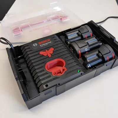 Vỏ bảo vệ cho Bosch GAL 12v-40 và 3 pin GBA 12V 3.0Ah