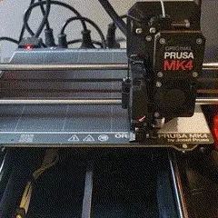 Bài kiểm tra lớp đơn Prusa MK4 với độ cao 0.2mm