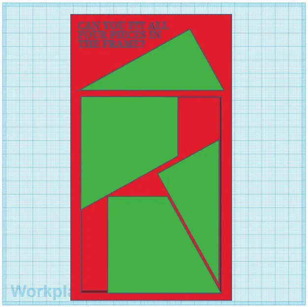 Câu đố ghép hình với 4 mảnh trong khung - Image 1