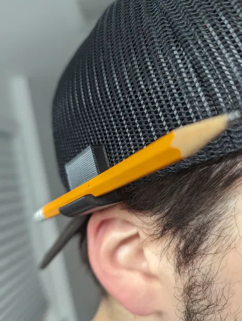 Giá đỡ bút chì gắn mũ tiện lợi cho thợ mộc - Image 2