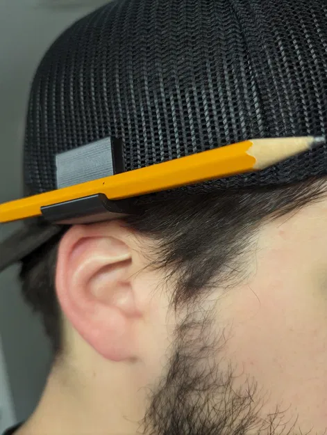 Giá đỡ bút chì gắn mũ tiện lợi cho thợ mộc - Image 3