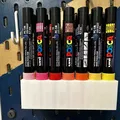 Giá đỡ bút Posca PC-1M cho 21 marker với móc Ikea Skadis - Thumbnail 2